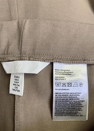 H&m стильна трикотажна спідниця -максі 4