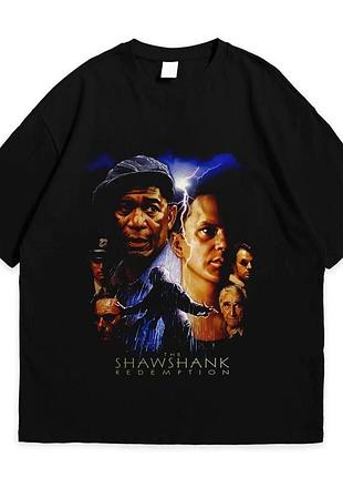 Футболка loys з принтом втеча з шоушенка the shawshank redemption чорний art.001 xs