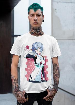 Футболка loys унисекс evangelion (rei ayanami) белый xs