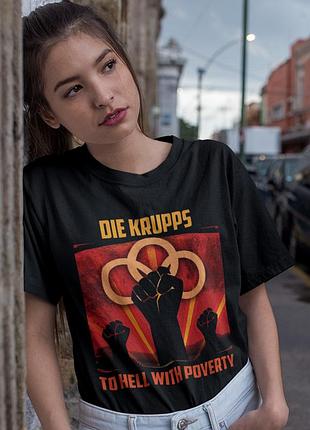 Футболка loys die krupps (to hell with poverty) черный xs