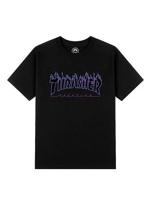 Футболка loys хлопковая с принтом thrasher трешер sk8 art.023 s