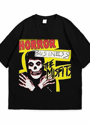 Футболка loys с принтом misfits horror business черный art.001 xs
