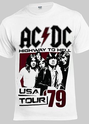 Футболка loys ac/dc 79 usa tour белый s