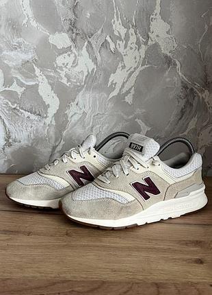 Кросівки new balance 997 світло-сіро-бордові