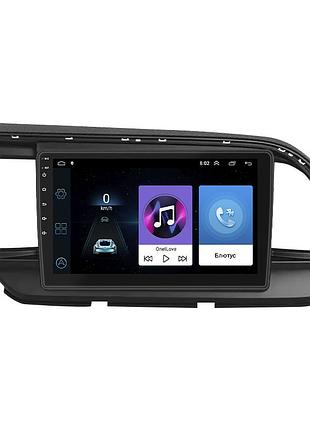 Штатная магнитола lesko для hyundai elantra vi (ad) рестайлинг ver 2 2018-2020 экран 9" 1/16gb wi-fi gps base
