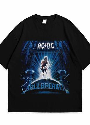 Футболка loys с принтом acdc ballbreaker черный xs