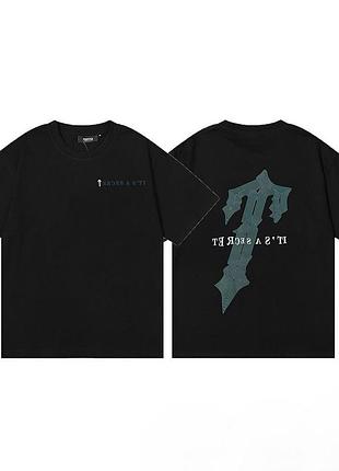Футболка loys trapstar трапстар черная новая качественная футболка loys из 100% хлопка xs