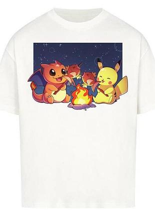 Футболка loys з принтом y2k pokémon x bbq xs