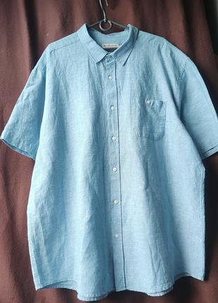 Сорочка чоловіча tu  льон- бавовна р 2xl-3xl
 в ідеалі