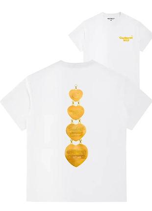 Футболка loys хлопковая с принтом carhartt sk8 art.003 xs