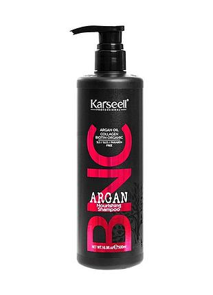 Питательный шампунь karseell bnc argan nourishing shampoo с аргановым маслом 500 мл