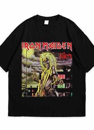 Футболка loys з принтом iron maiden killers чорний l