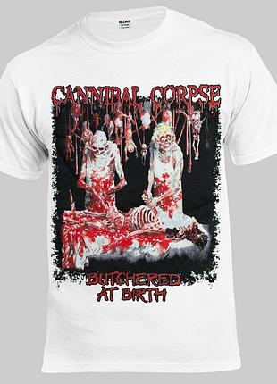 Футболка loys cannibal corpse butchered at birth білий xs