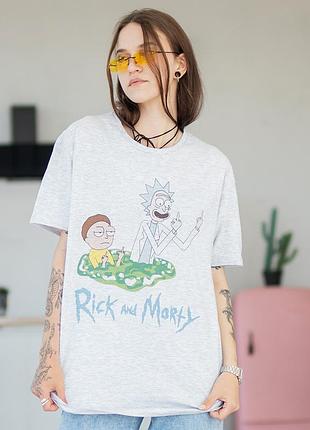 Футболка loys унисекс rick and morty серый xs