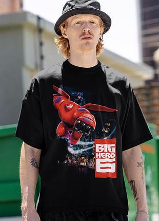 Футболка loys унісекс big hero 6 (poster) чорний xs