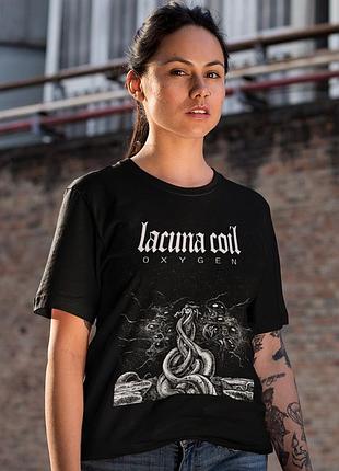 Футболка loys lacuna coil (oxygen) чорний xs