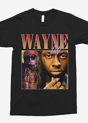 Футболка чёрная lil wayne / лил вейн мерч xl
