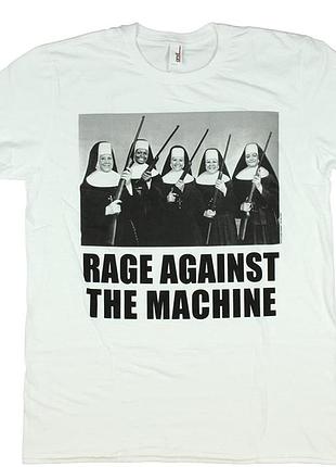 Футболка белая rage against the machine t-shirt m