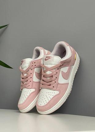 Кроссовки nike dunk low pearl pink sail