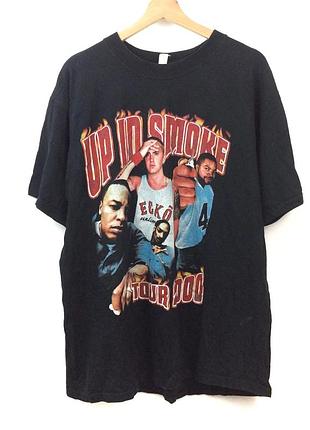 Футболка чёрная up in smoke tour 2000 t-shirt black xl