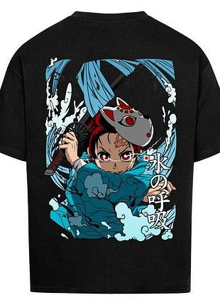 Футболка loys з принтом y2k demon slayer x tanjiro xs