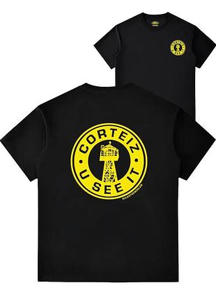 Футболка loys хлопковая с принтом corteiz sk8 art.004 xs