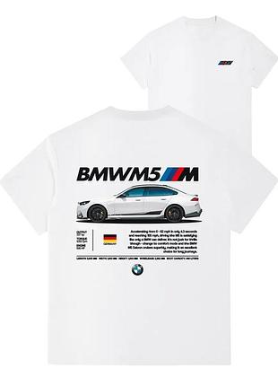 Футболка loys хлопковая с принтом bmw бмв y2k art.004 l