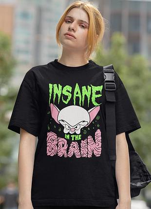 Футболка loys animaniacs (insane in the brain) черный xs