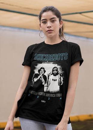 Футболка loys suicideboys (greyday north american tour 2024) черный xs