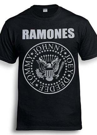 Футболка loys ramones hey ho let's go чорний xs