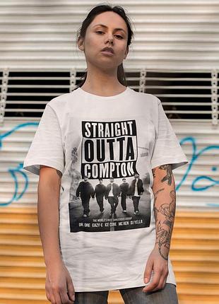 Футболка loys nwa (straight outta compton movie wht) білий xs