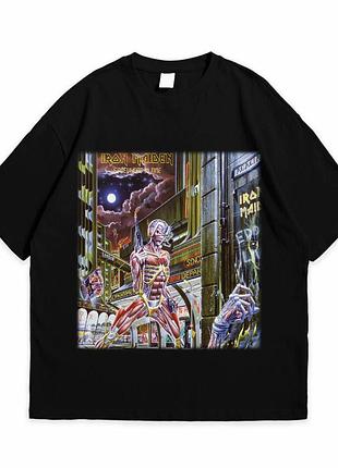 Футболка loys с принтом iron maiden somewhere in time черный xs