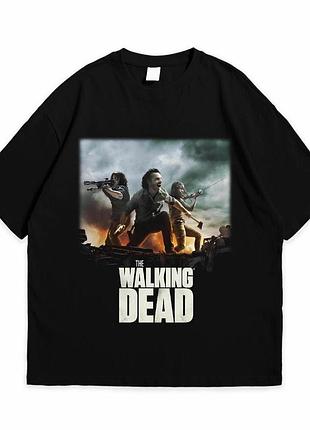 Футболка loys з принтом ходячі мерці the walking dead чорний art.001 xs