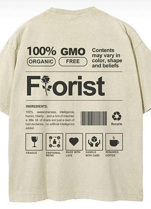 Футболка "florist" m, графитовый