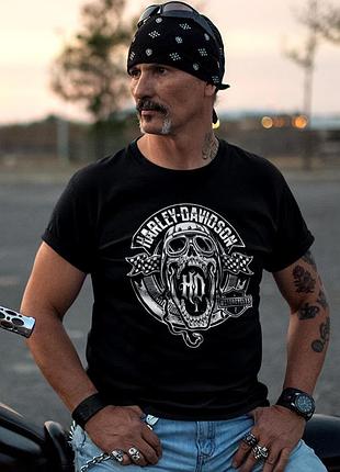 Футболка loys унісекс harley davidson (motorcycles) чорний xs