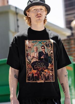 Футболка loys унисекс good omens (characters) черный xs
