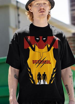 Футболка loys унисекс deadpool черный xs