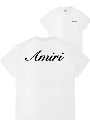 Футболка loys amiri амири хлопковая с принтом у2к art.054 xs