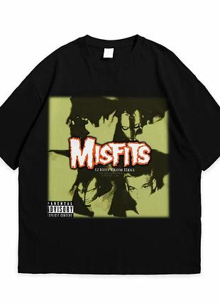 Футболка loys с принтом misfits 12 hits from черный xs