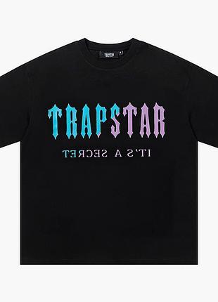 Футболка loys trapstar трапстар черная новый стильный дизайн 100% хлопок xs