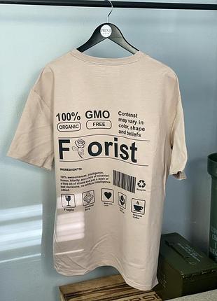 Футболка "florist" m, графитовый
