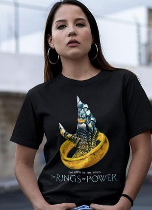 Футболка loys the lord of the rings (the rings of power) черный xs