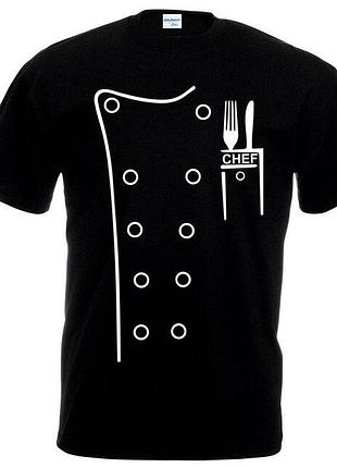 Футболка у вигляді кителю кухаря chef m