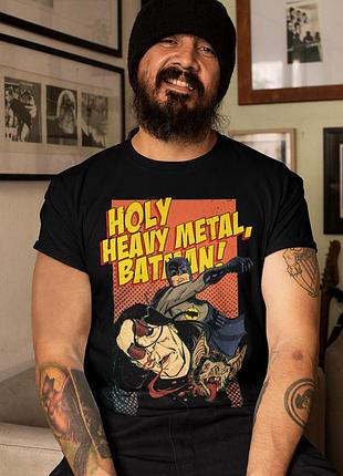 Футболка loys унисекс ozzy osbourne (holy heavy metal batman) черный xs