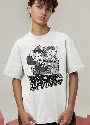 Футболка loys унисекс futurama (back to the futurama wht) белый xs