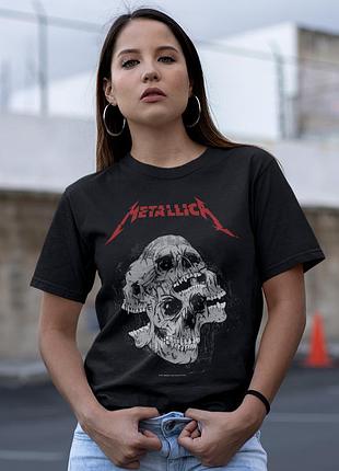 Футболка loys metallica (harowired to self destuct sculls) черный xs
