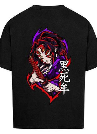 Футболка loys з принтом y2k demon slayer x kakushibo xs