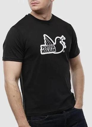 Футболка loys брендова з принтом peaceful hooligan s