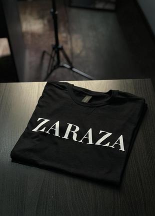 Футболка с дизайном - "zaraza" в стиле zara s