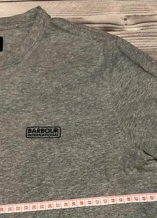 Серый лонгслив barbour international , м 5